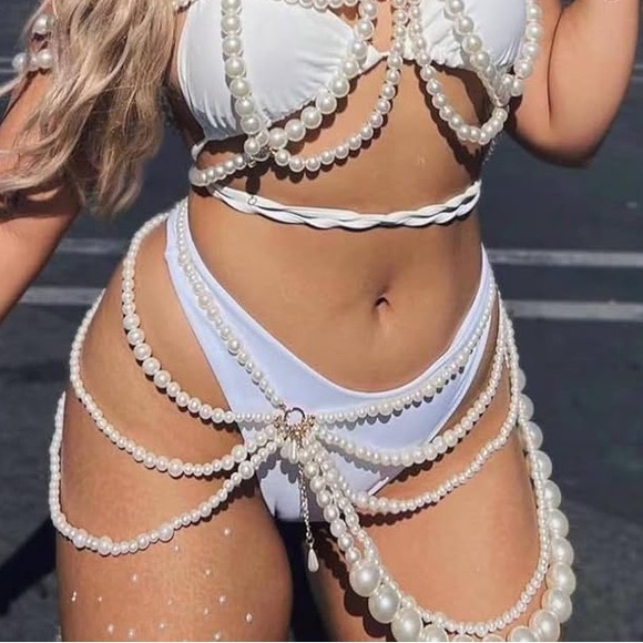 Gorgeous Body Pearls Hip Belt OS - Picture 7 of 15
